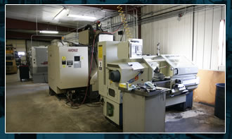 Precision machine in the Iowa Tool & Manufacturing shop